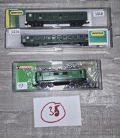 Spur N Konvolut 35 / Arnold SBB Lok Re 4/4 0230 + 2 SBB PW