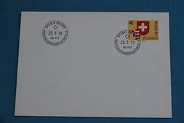 PTT, FDC, Kanton Jura, 25.9.1978