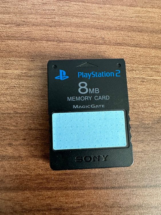 PS2: Originale Memory Card von Sony schwarz 8 MB | Kaufen auf Ricardo