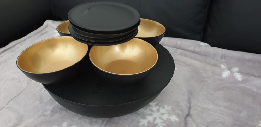 Tupperware Allegra*Schwarz/Gold*Set*Neu Kaufen auf Ricardo