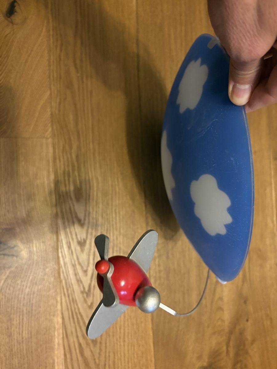 Lampadari & plafoniere: Deckenlampe Flieger am Himmel - Kinderlampe – Usato da Oekingen venduto da Thecrow78 1