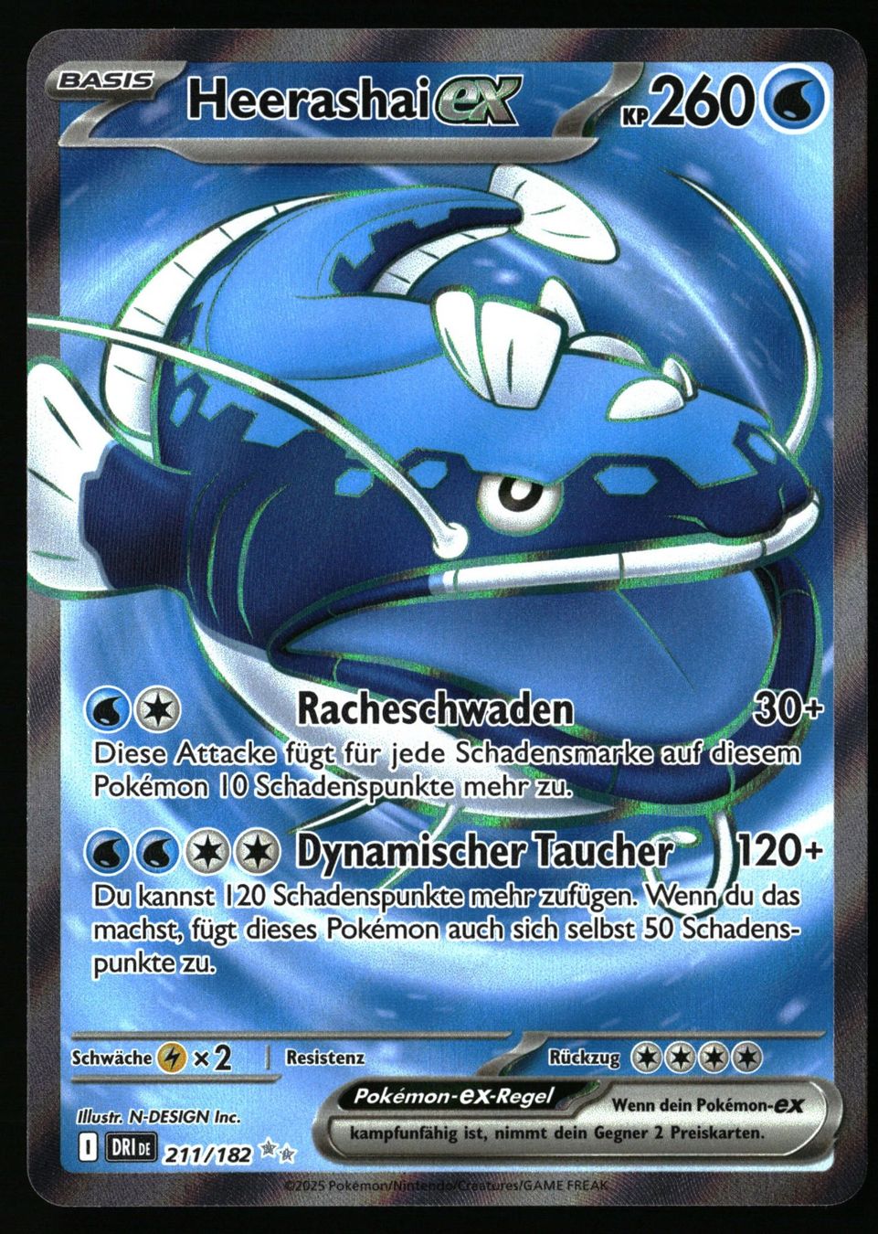 Pokémon Carte collezionabili: Heerashai ex DRI 211 Ewige Rivalen – Usato da Feuerthalen venduto da Plazatoys