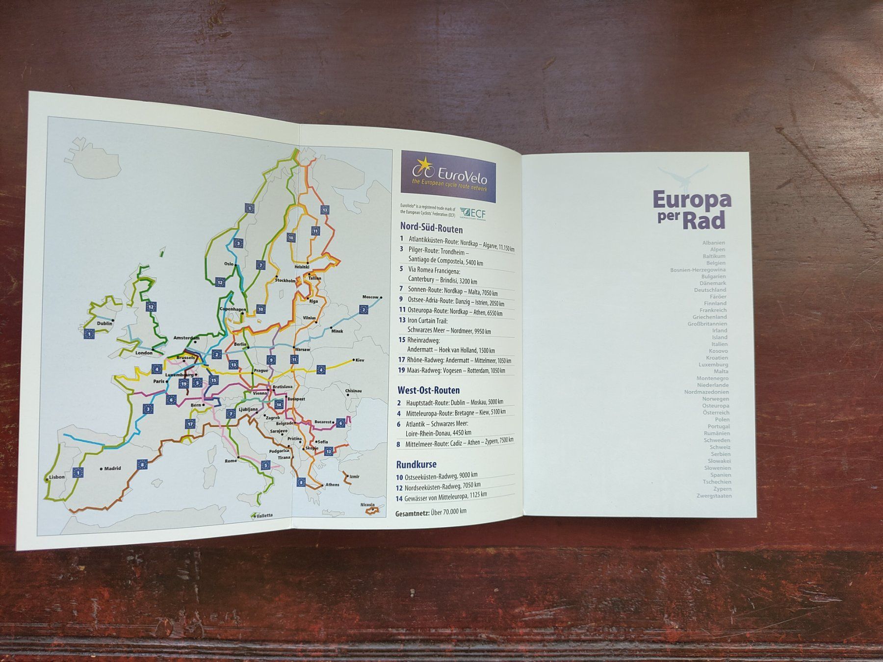 Libri: Europa per Rad von Herbert Lindenberg Reise Know-How – Nuovo e nell'imballaggio originale da Bern venduto da Cassiopeia-72 2