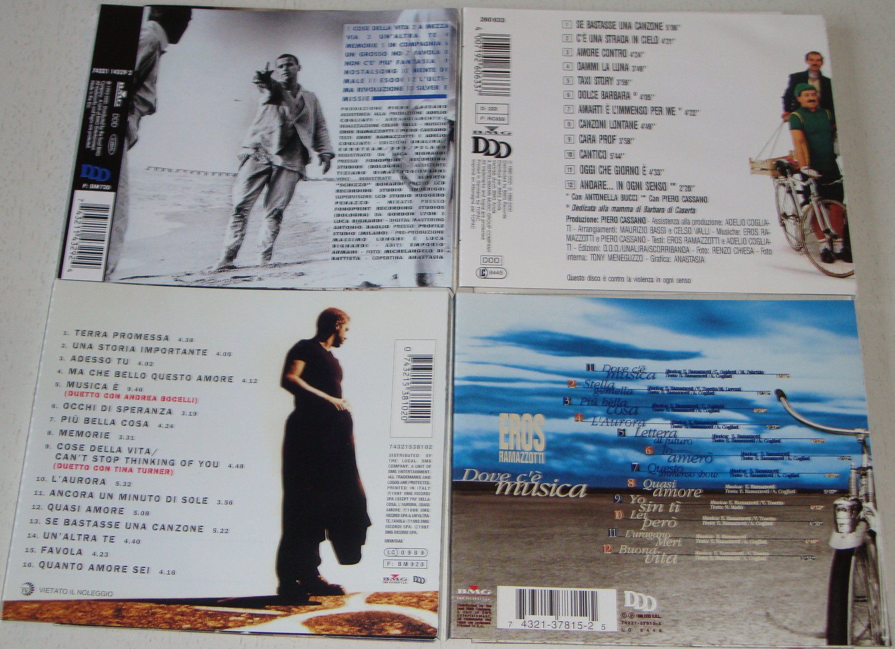 CD: 4CD's - Eros Ramazzotti – Usato da Unterbäch venduto da xazuq 1