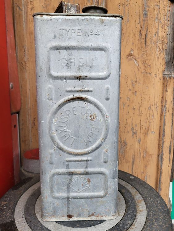 SHELL Benzien tank kanister auto lkw oltimer oel garage usa (Gebraucht ...