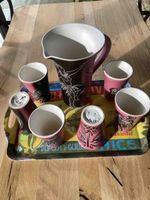 Service pichet et 5 gobelets Vallauris occasion