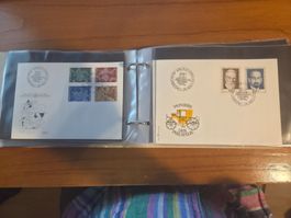 FDC Liechtenstein 1968–76 + Briefe Polen Rumänien