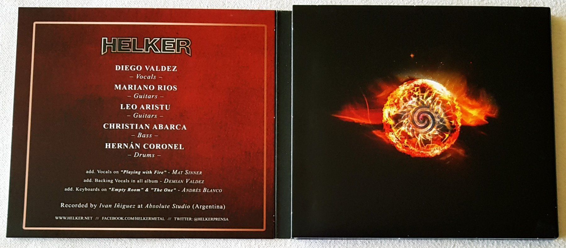 CDs: Helker – Firesoul - CD - Digipak - 2017 - First Press - – D'occasion à Uster par Zardodel 3