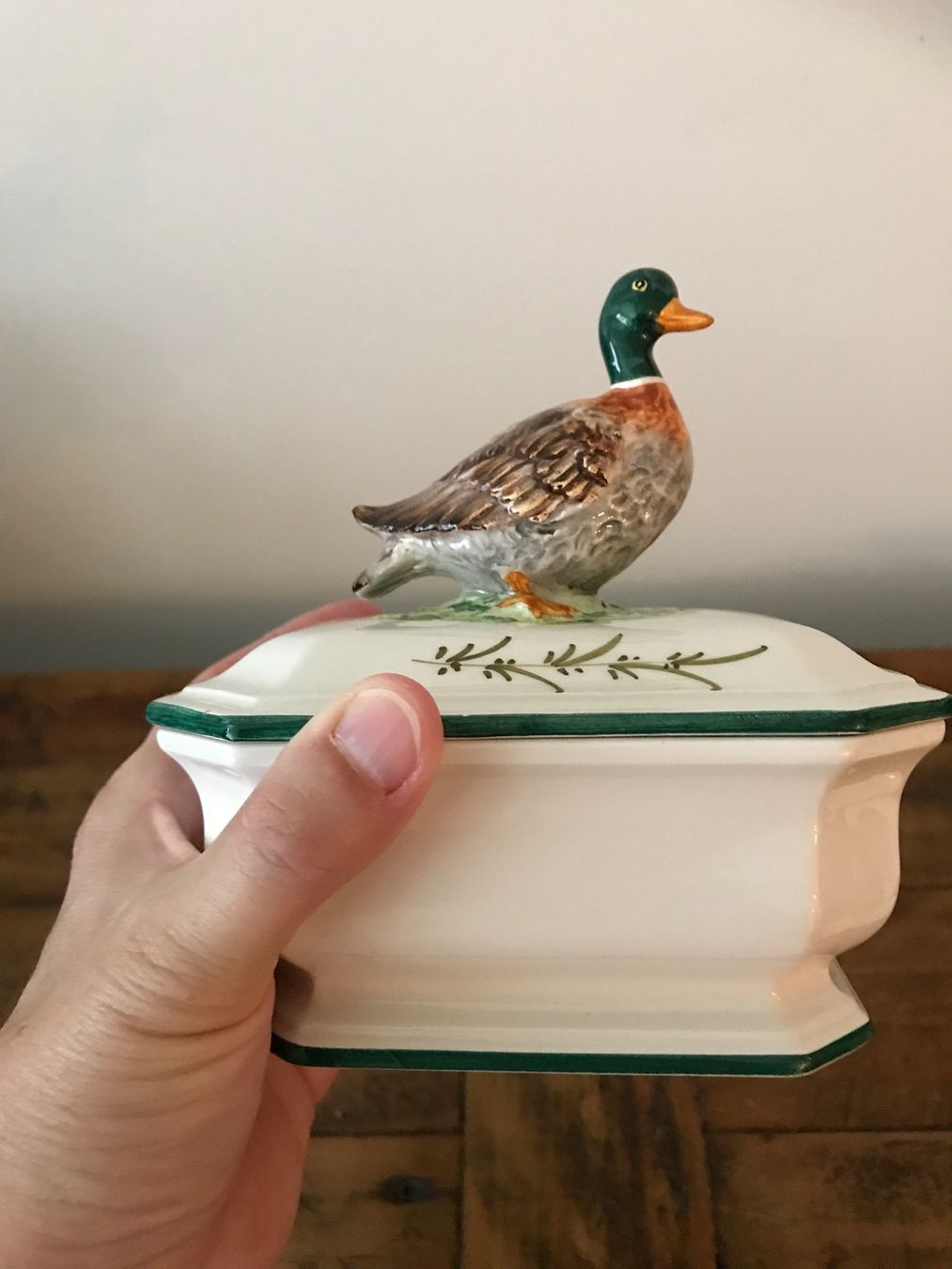 Tutte le decorazioni: Keramik Dose mit Ente Italien – Usato da Rapperswil SG venduto da cosiba01 2