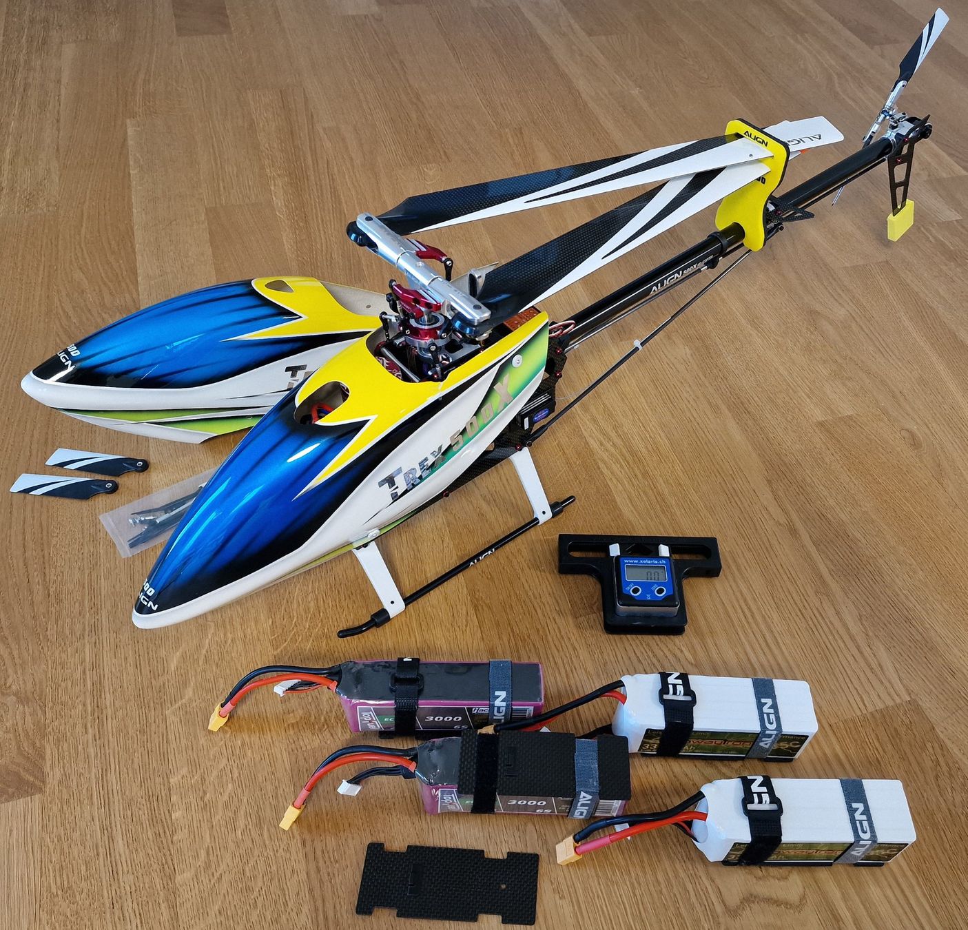 Align RC Modellbau: Align T-REX 500X Modellhelikopter inkl. Akkus – Gebraucht aus Birmensdorf ZH von