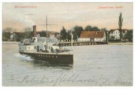 AK Kressbronn, Gasthof zum Schiff, Dampfschiff 1905