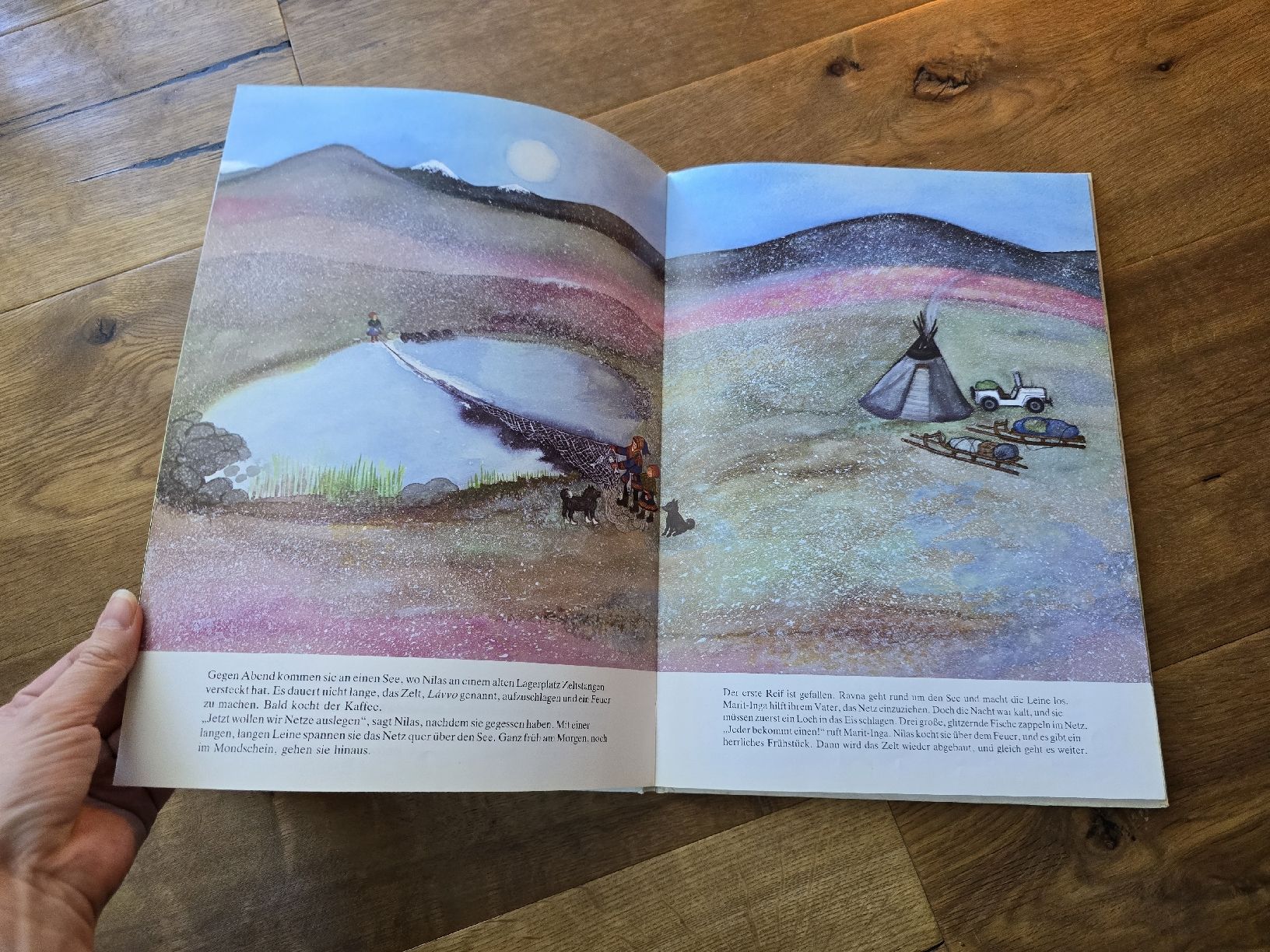 Libri: Winterliches Kinderbuch: Bei uns in Lappland, – Usato da Wittenbach venduto da Tigerlili 4