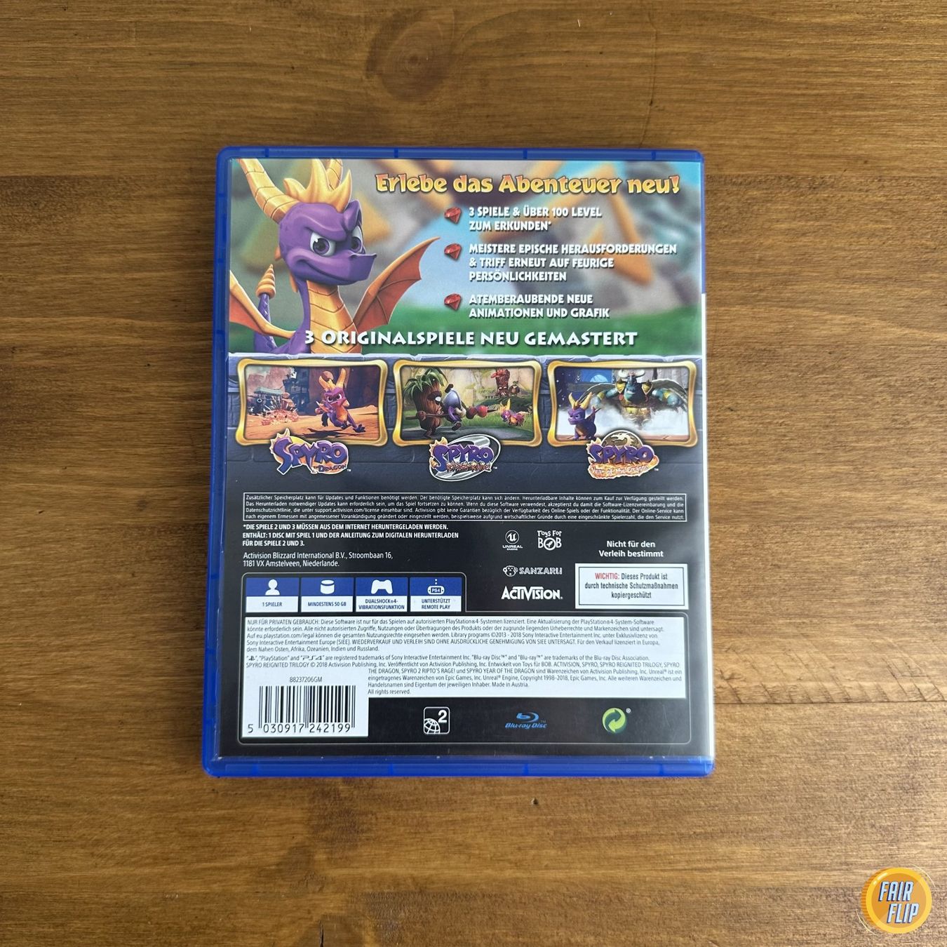 Spiele: PS4 Spyro Reignited Trilogy Activision – Gebraucht aus Luzern von fairflip 2