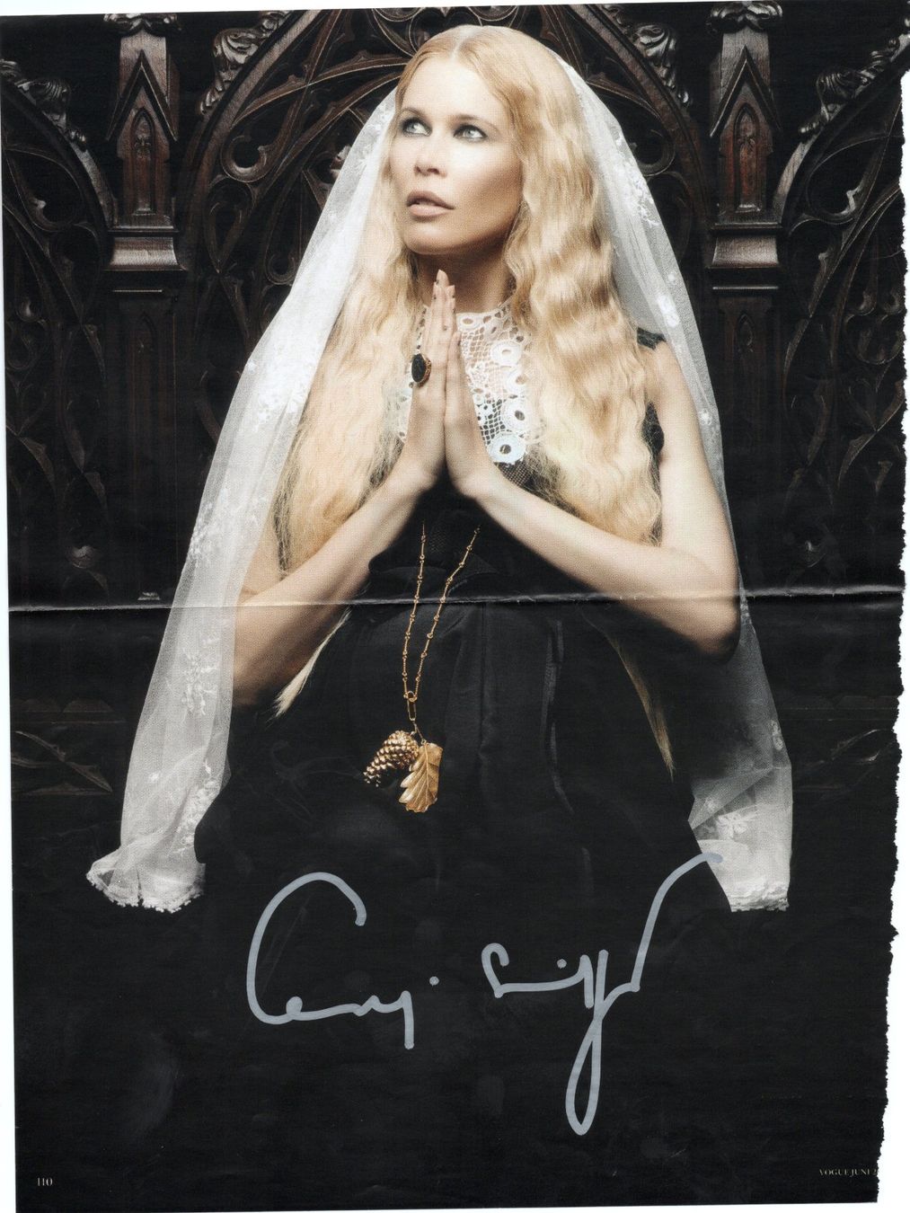 Autografi: Original Autgramm von Claudia Schiffer – Usato da Niedergösgen venduto da Adrechada