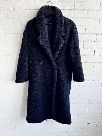 Kuschliger Teddymantel von Zara / Gr. XS