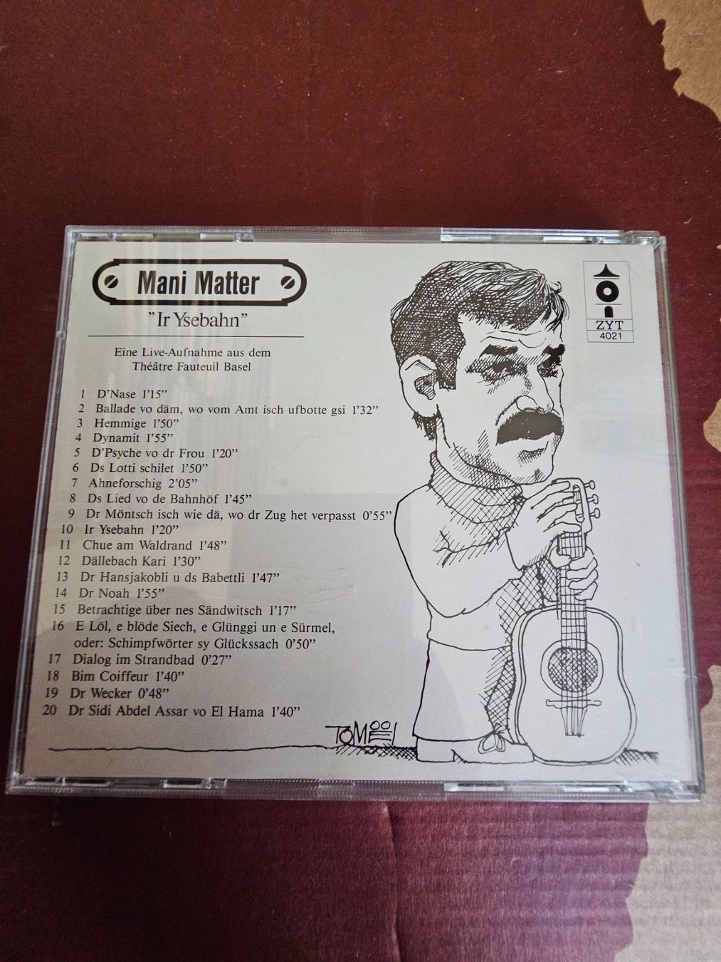 CDs: CD - Mani Matter – Ir Ysebahn – D'occasion à Biberist par Foolio0 1
