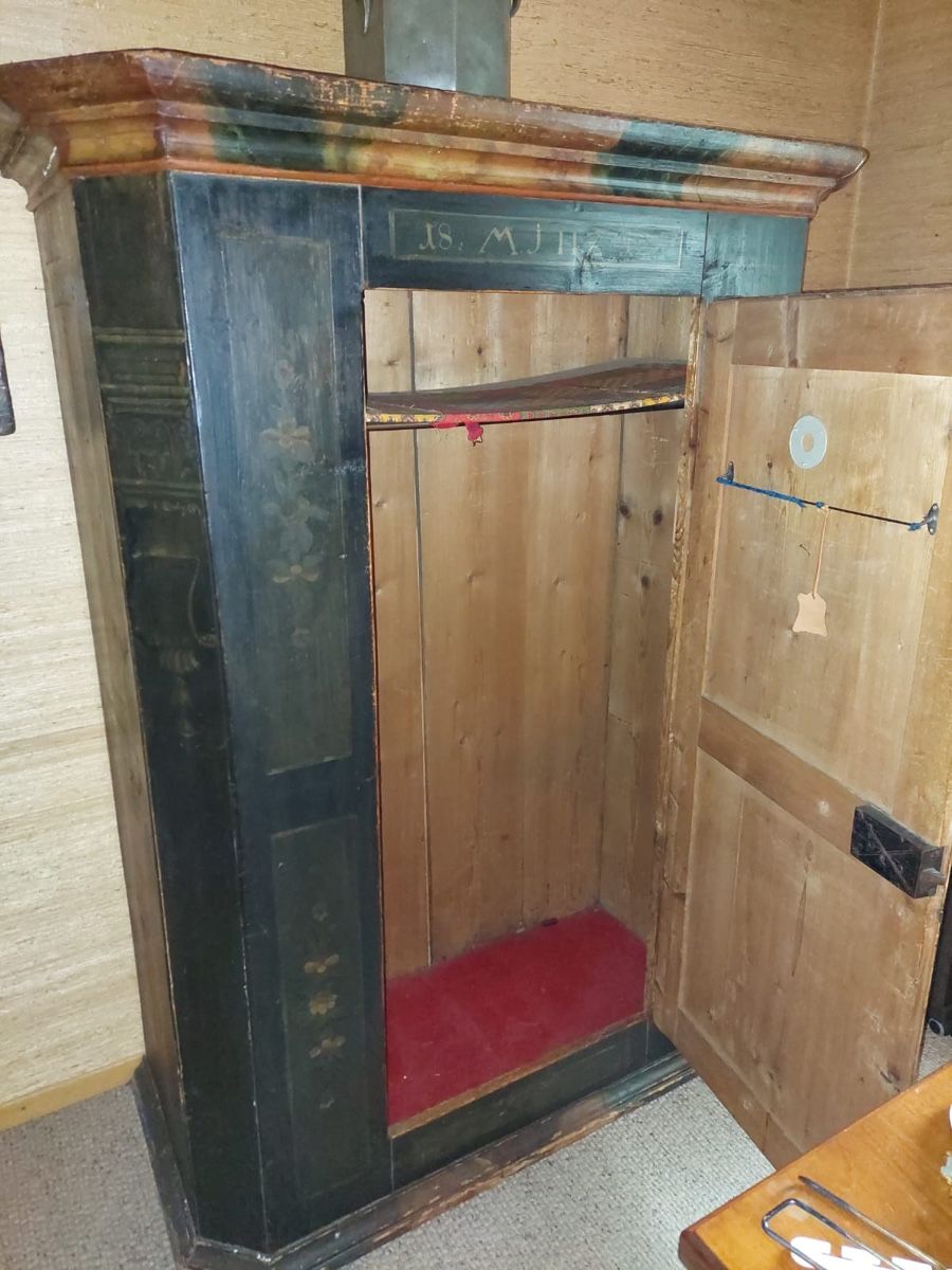 Armadi: Letzte Gelegenheit: Antiker Bauernschrank, bemalt, ca. 1812 – Usato da Mönthal venduto da BB_Moenthal_273 1