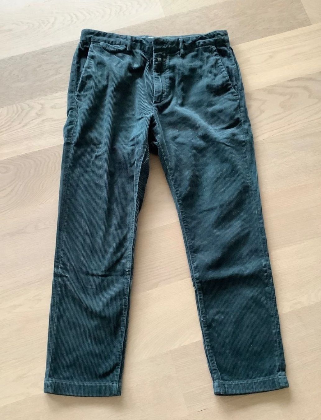 Closed Pantaloni: Cordhose, Closed, Gr. 33, Petrol – Nuovo (secondo la descrizione) da Zürich venduto da GC96