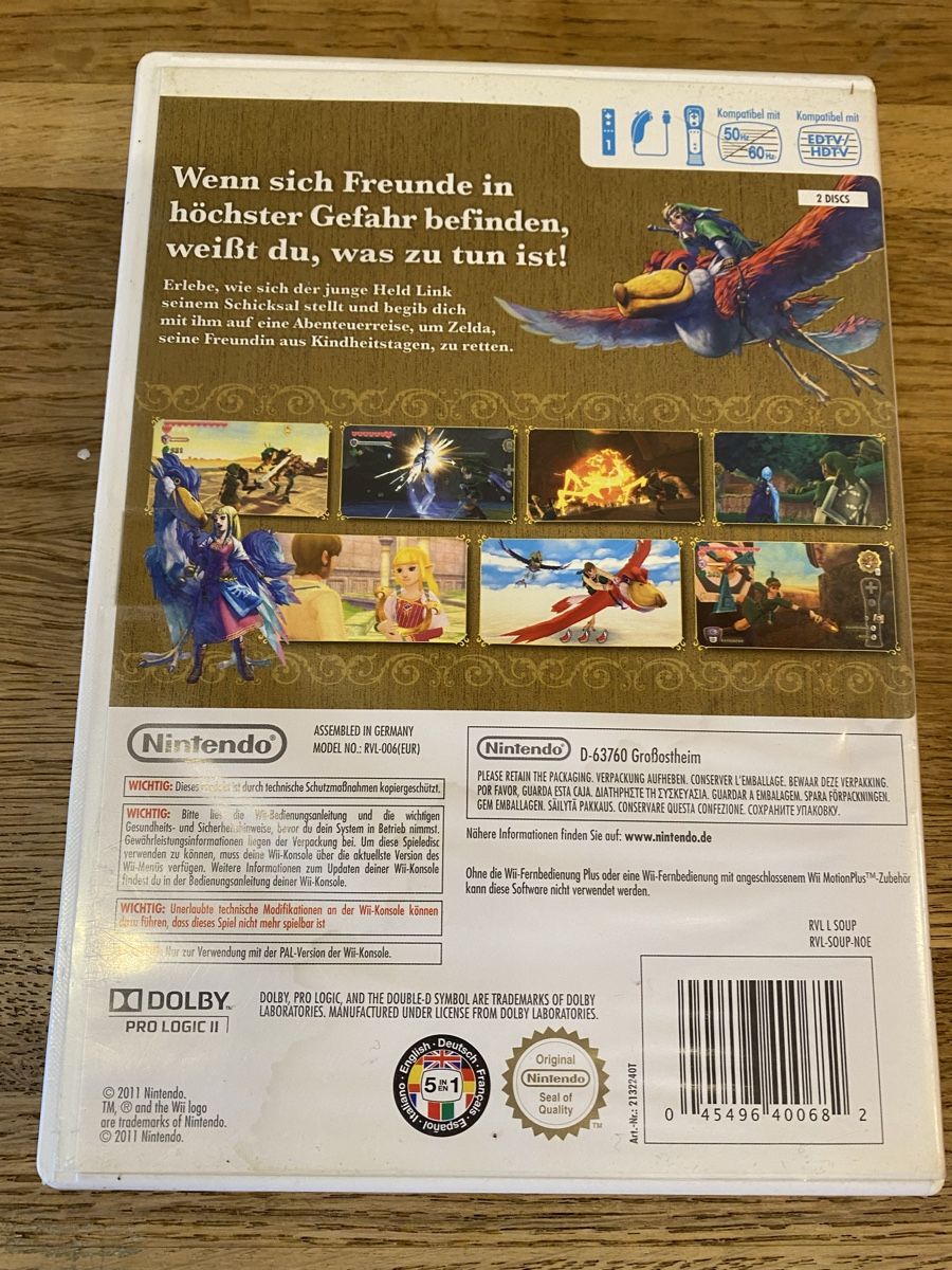 Giochi: Wii Zelda Skyward Sword Special Orchestra CD – Usato da Zürich venduto da linlin02 1