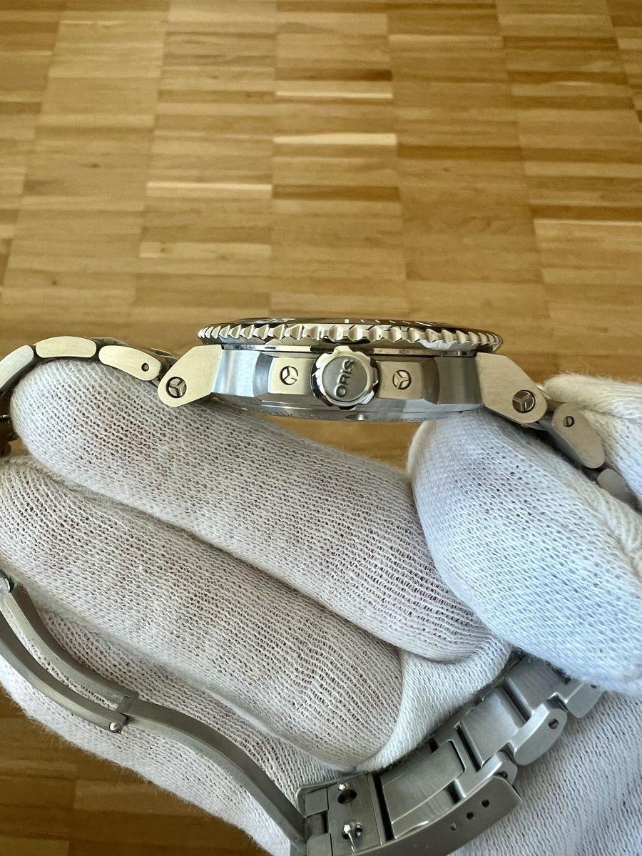 Oris Orologi: Oris Aquis Date I Full Set I Kautschukarmband – Usato da Solothurn venduto da branii.mac 4