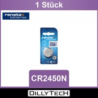 Renata CR2450N Lithium Knopfzellenbatterie - 1 Stk.