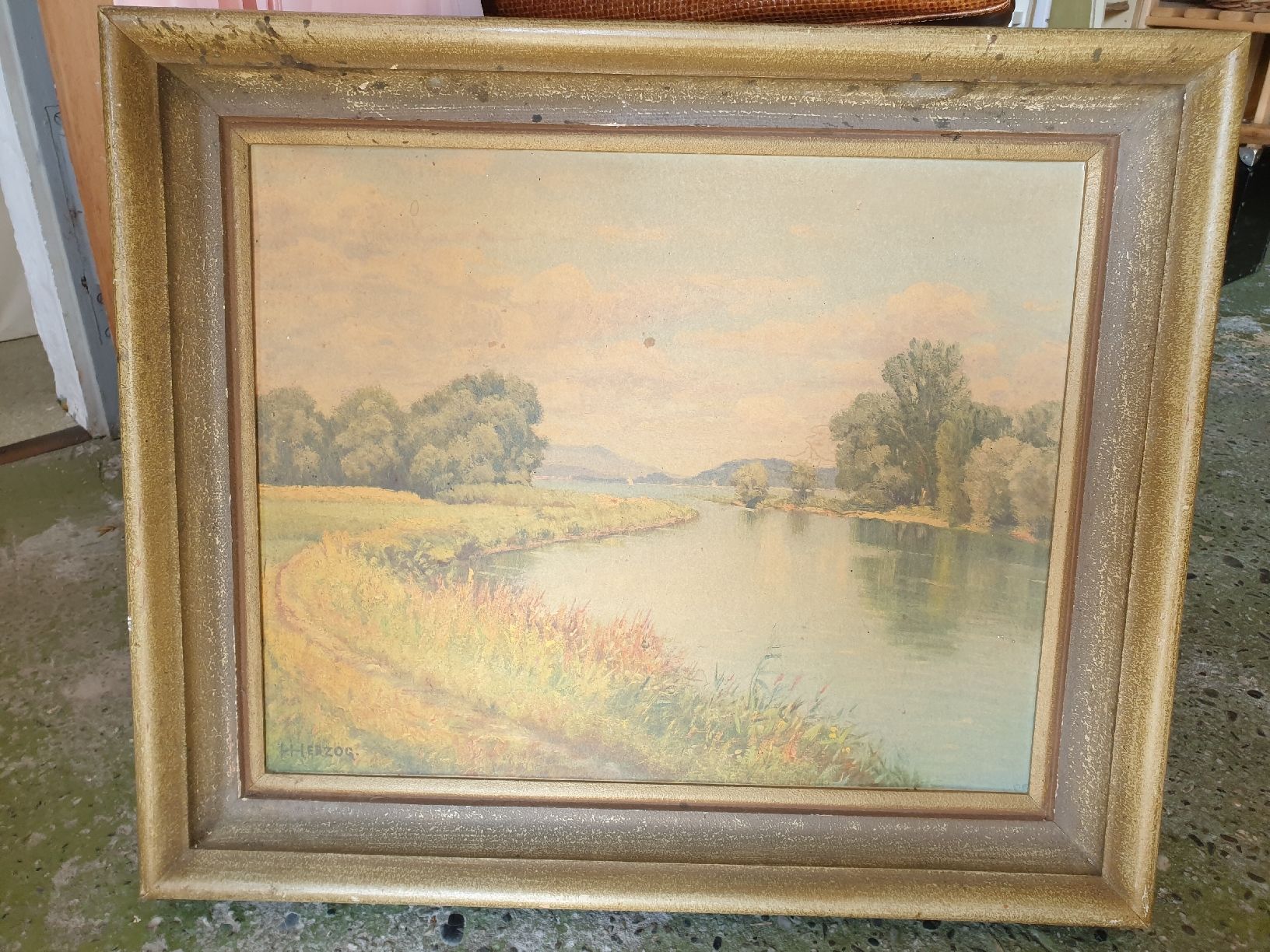 Gemälde: Gemälde 62x52 cm – Gebraucht aus Rebstein von AntikesundKrempel