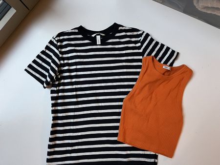 T-Shirt and Crop top Set