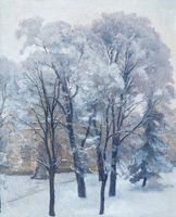 Charles Egli "Le jardin du Casino d'Yverdon"
