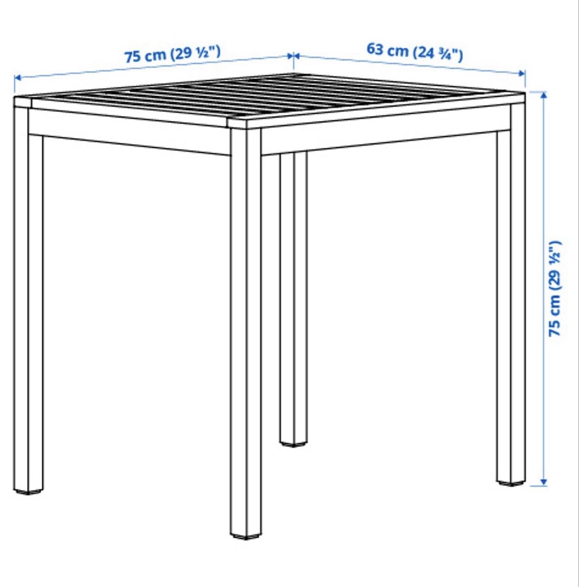 Ikea Set di tavolo e panche: Gartenset Tisch und zwei Stühle – Usato da Uster venduto da jas_zyd2 5
