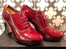 REPETTO ~Garbo high heeled lace-up loafer