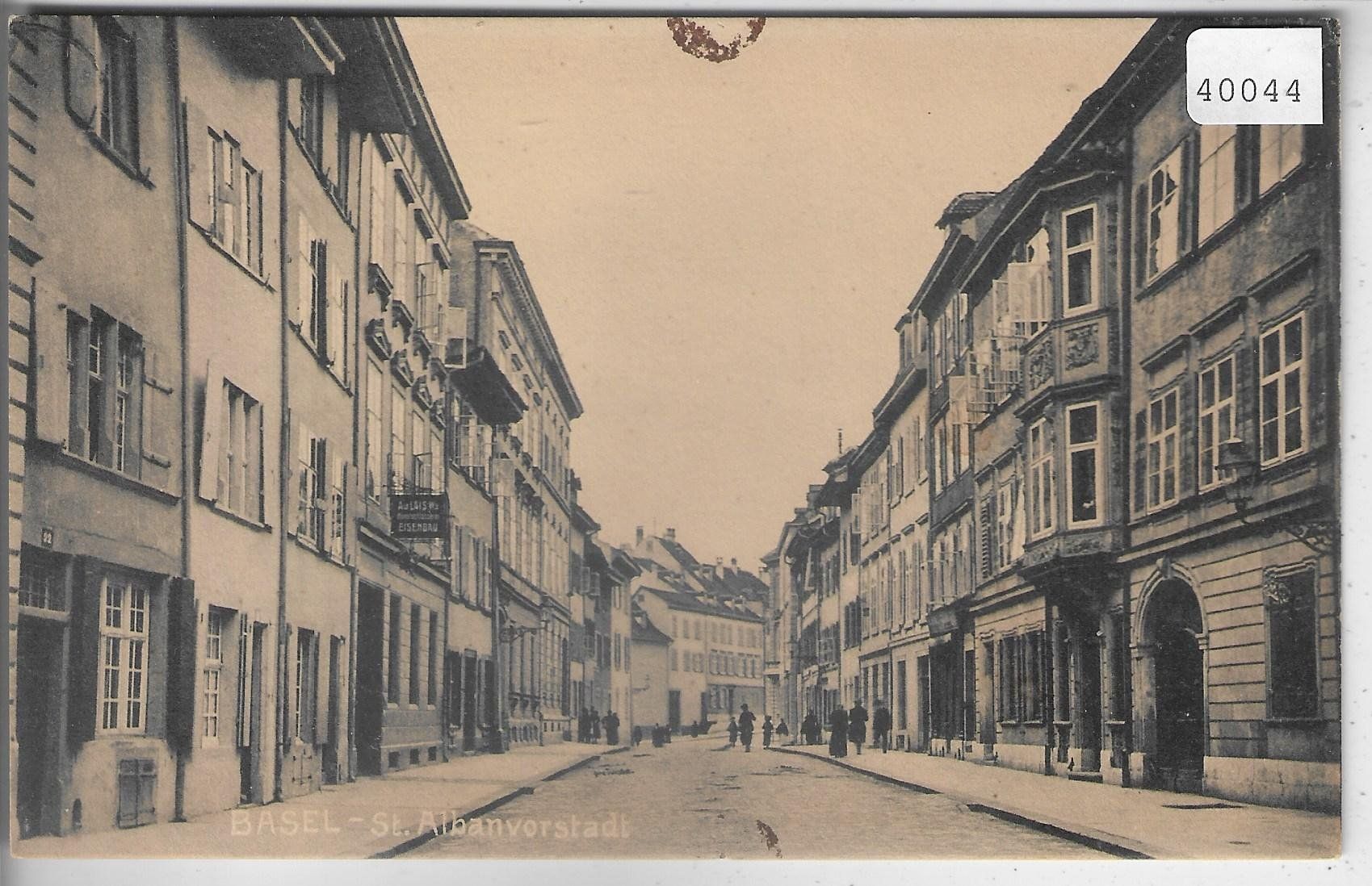 Ansichtskarten: Basel - St. Albanvorstadt - animee belebt – Gebraucht aus Ettingen von Kartenplanet