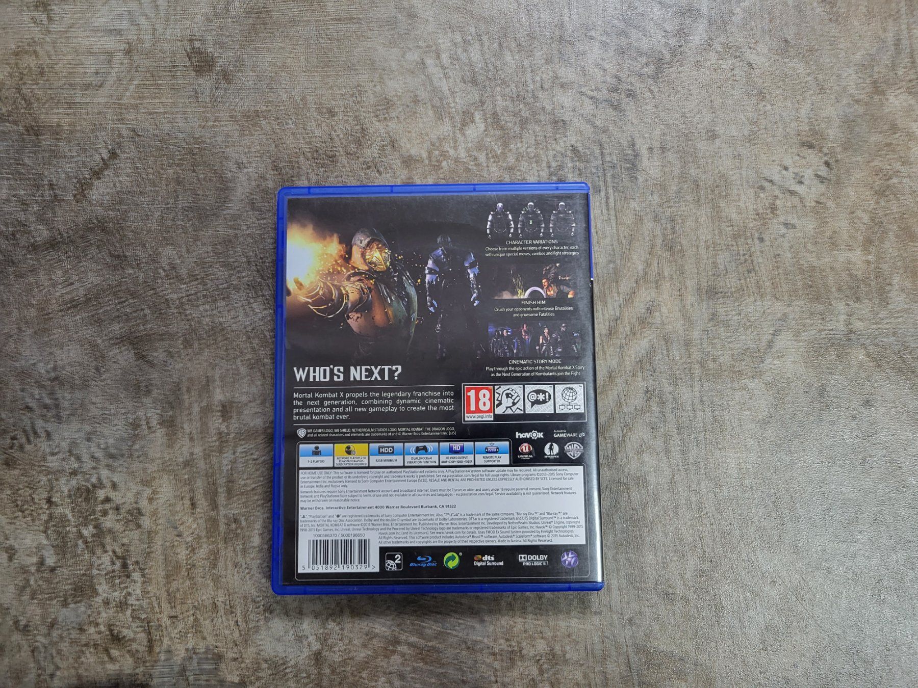 Sony Giochi: Mortal Kombat X – Usato da Schwanden GL venduto da tumen 2
