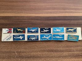 Flugzeug Anstecknadel / Pin / Aeroflot / Sowjetunion / UdSSR