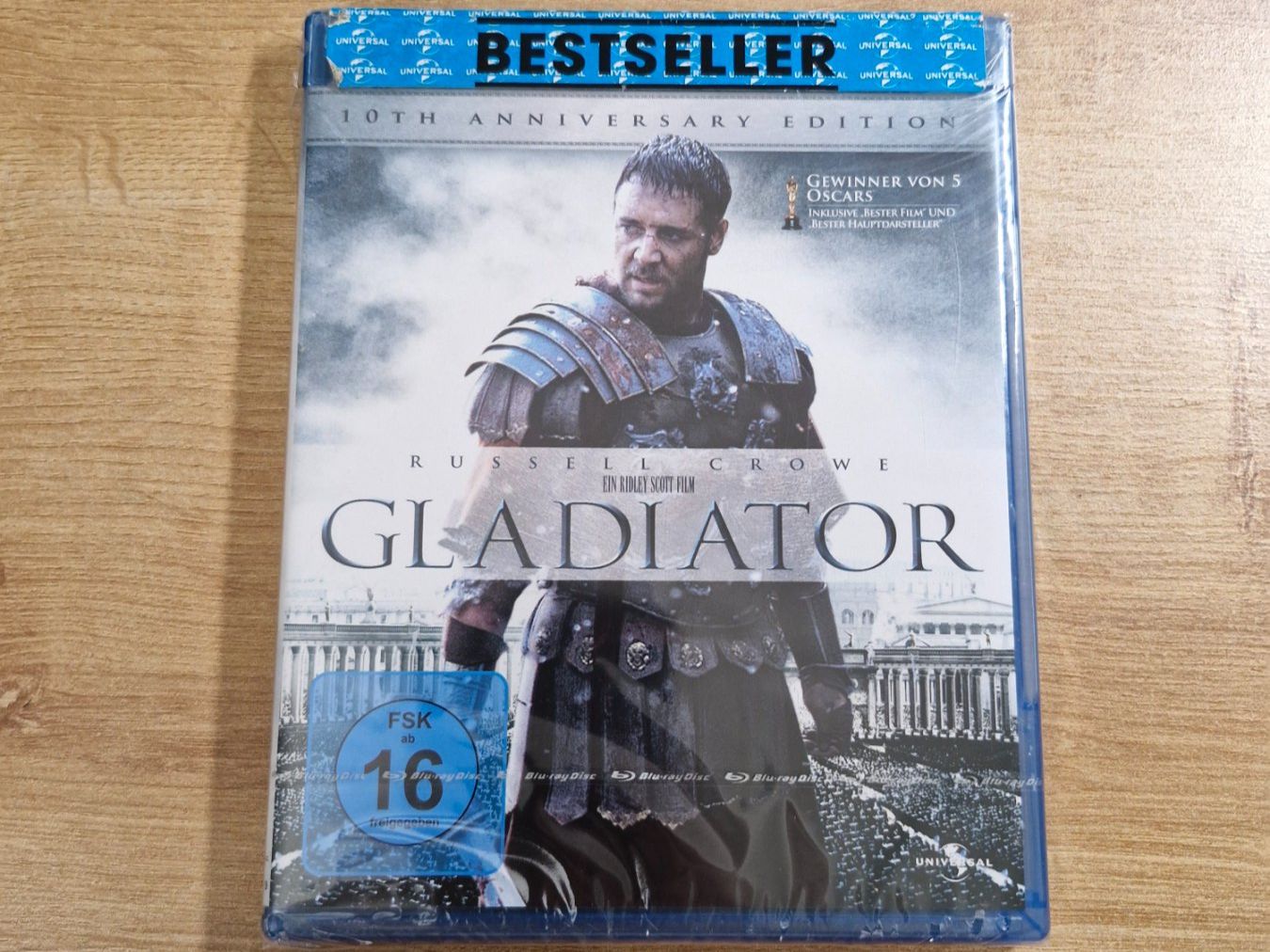 Alle DVDs: Gladiator (2000) NEU OVP Bluray – Neu und originalverpackt aus Pfungen von Whitie