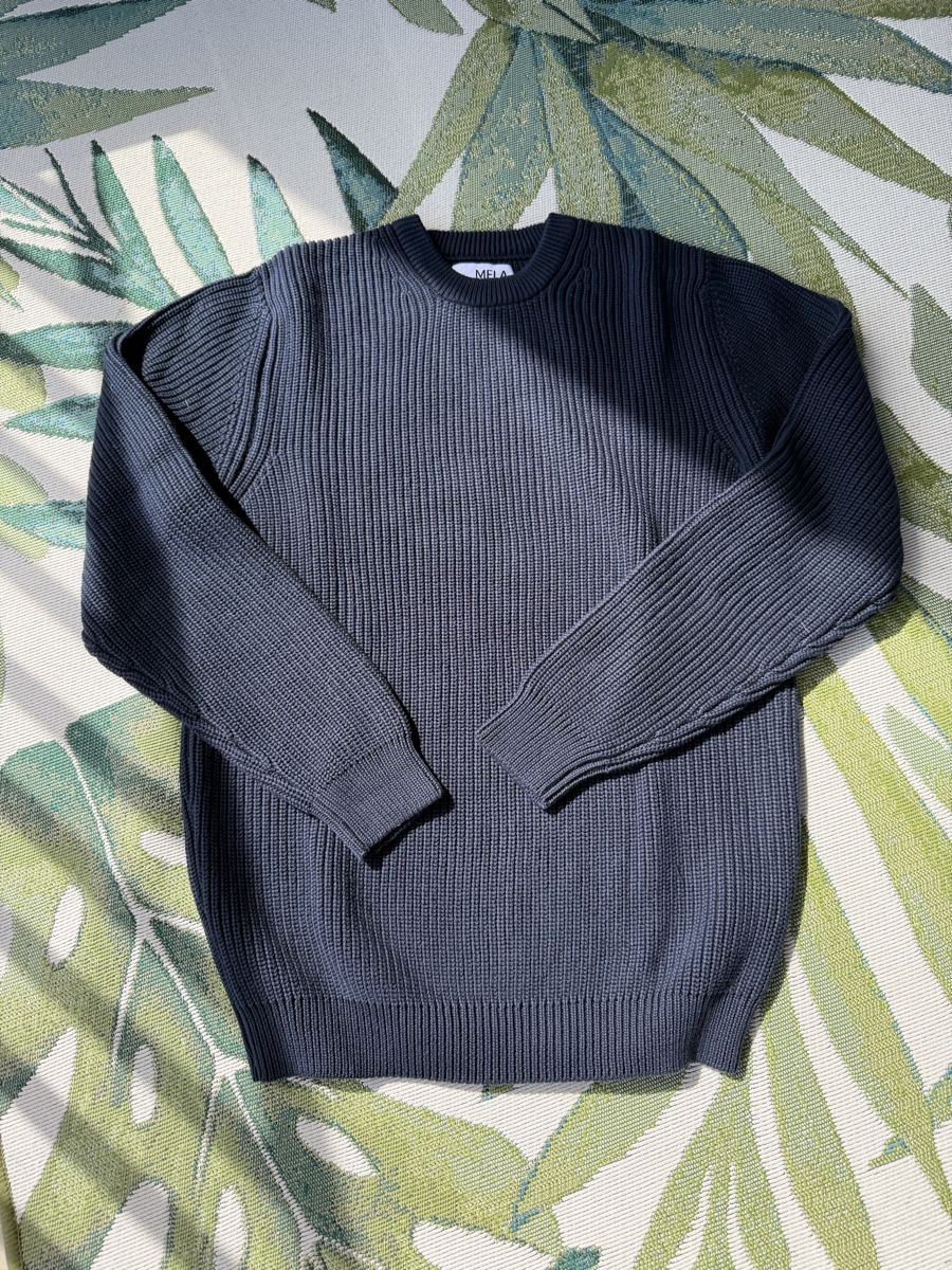 Maglioni & Felpe: Pull col roulé Mela, taille L, bleu – Nuovo e nell'imballaggio originale da Fétigny venduto da moostic