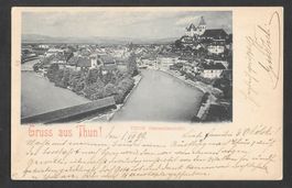 Thun Teilansicht mit der Aare