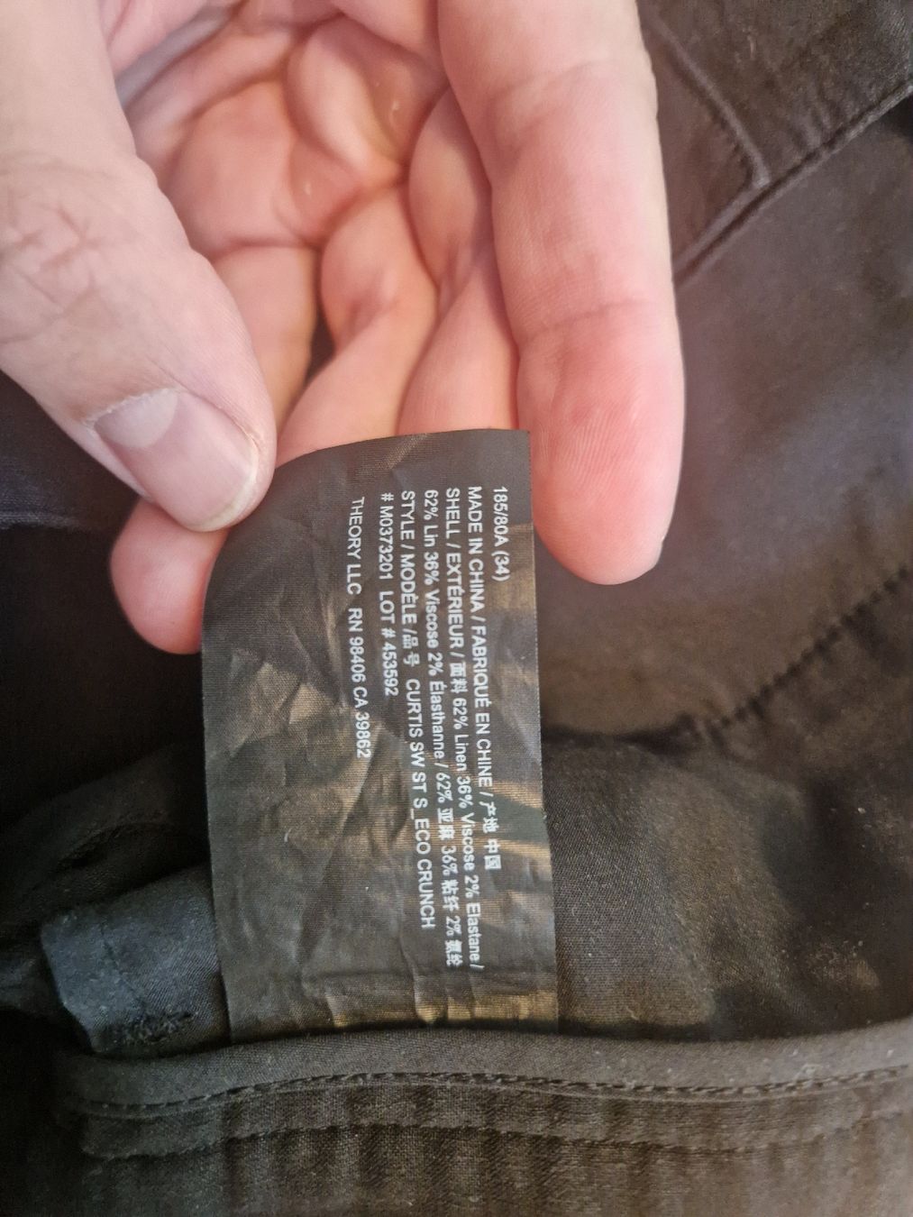 Hosen: Edle Kurze Hose 'Theory' – Gebraucht aus Zürich von nonsense322 3