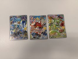 Pokémon Sammelkarten 3x Full Art Zustand Boosterfrisch!