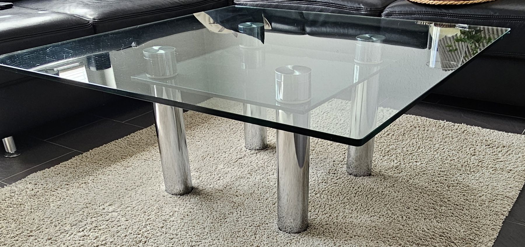 Tische: Wohnzimmer-Glas-Tisch – Gebraucht aus Nussbaumen AG von For_sale0 5
