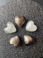 Glasperlen*Herzli *Mix*Gelocht*Neu*