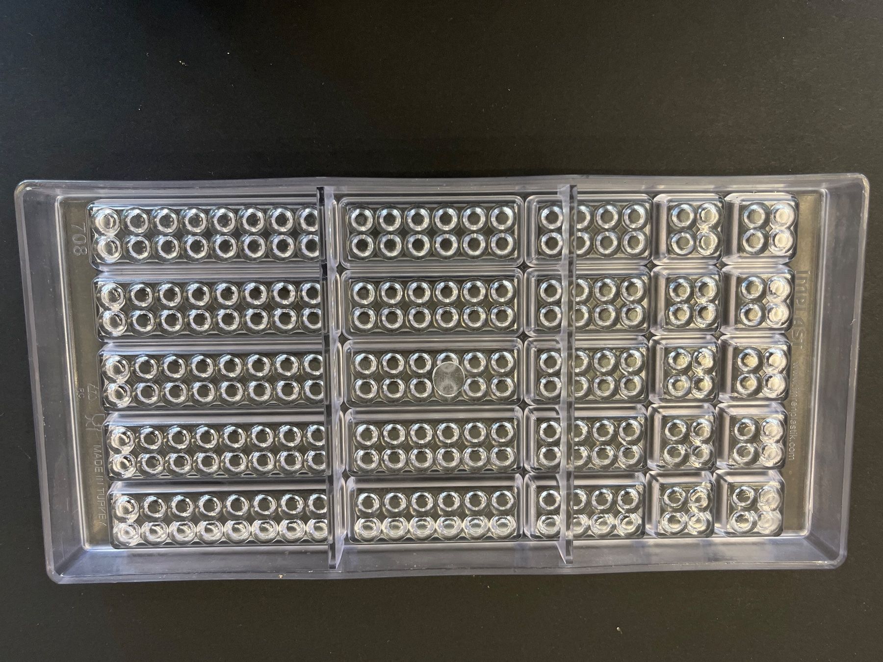 Teglie da forno: Polycarbonat Schokoladenform Legosteine – Usato da Illnau venduto da flamingo007 1