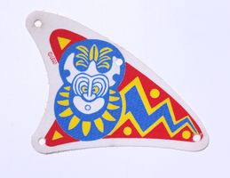 Cloth Sail Triangular Curved with Islander Pattern