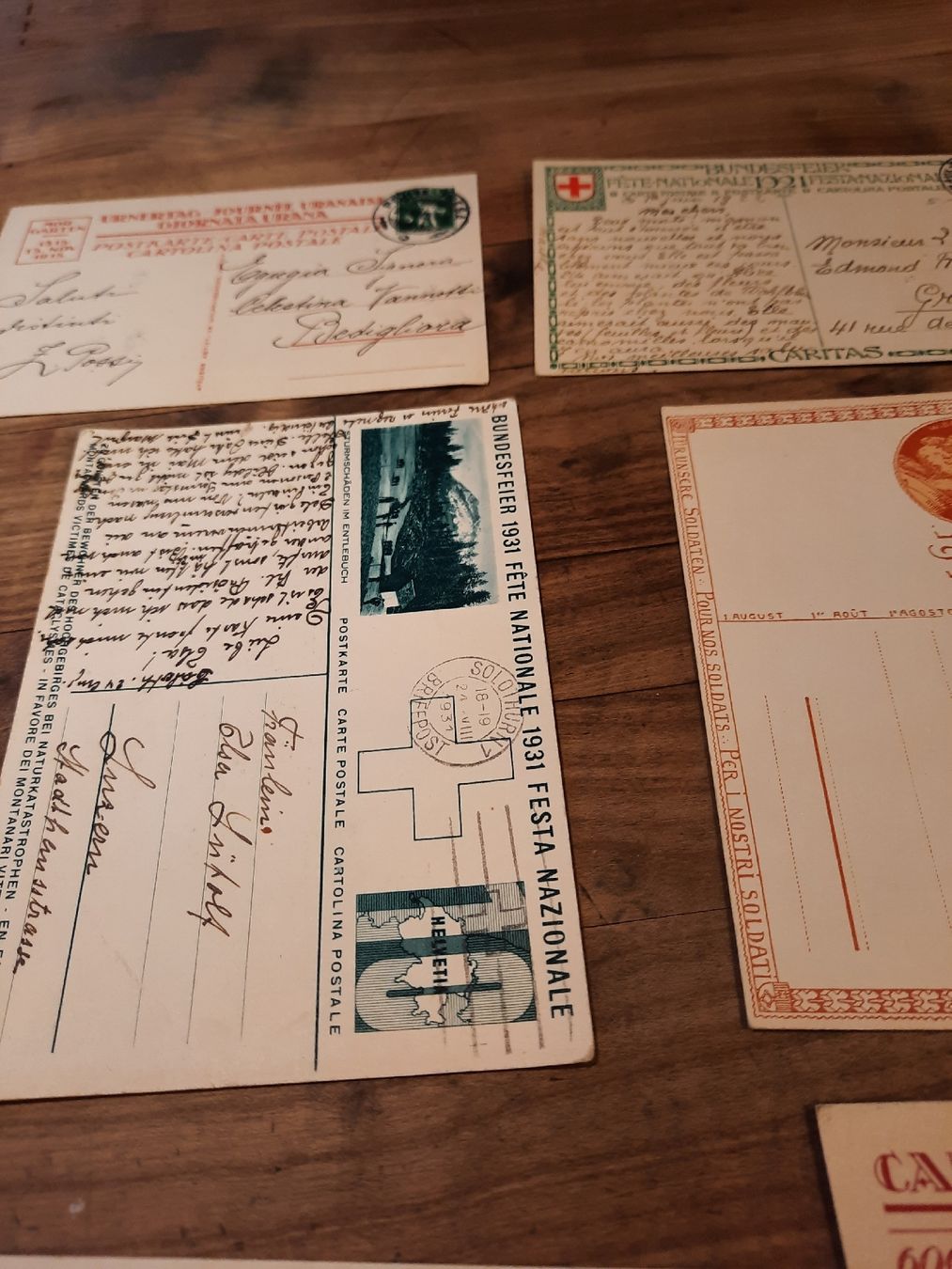 Cartoline: Bundesfeier-Karten – Usato da Busswil BE venduto da balu37 5