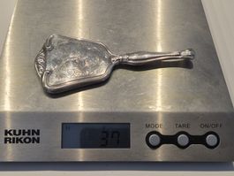 Silber Vintage Antik Handspiegel 800 Verzierung Jugendstil