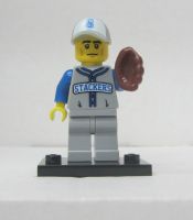 LEGO Collectible Minifigures col157 " Baseball Fielder "