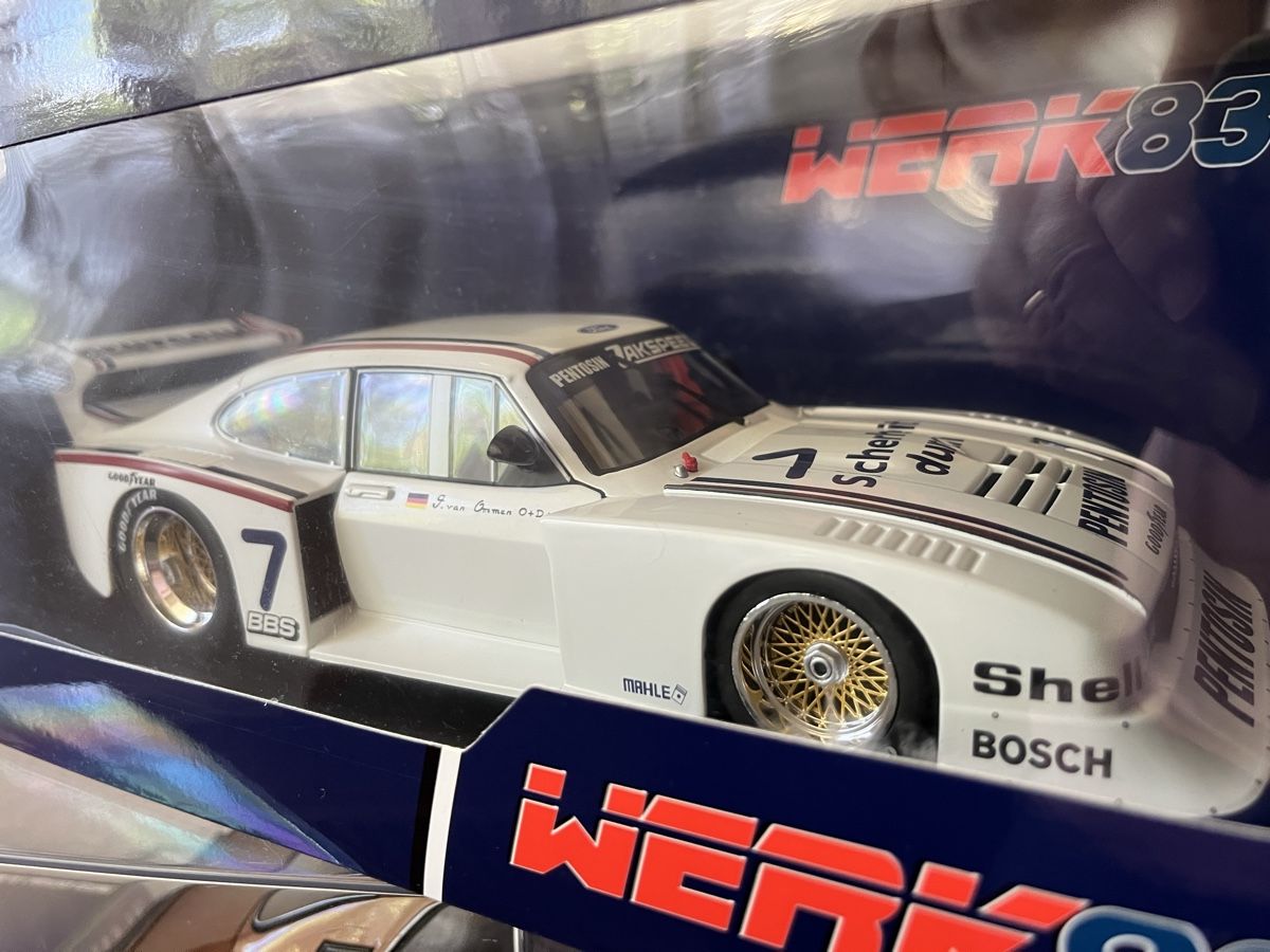 Ford Modellini d'auto: Ford Capri Gr.5. Nr.7.  1:18 – Nuovo e nell'imballaggio originale da Rümlang venduto da Papamoll4 1