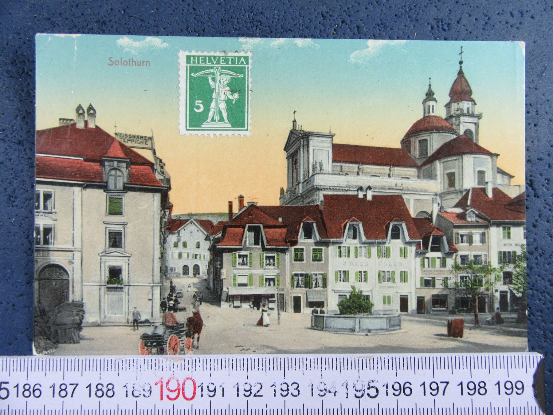 Ansichtskarten: SOLOTHURN 1912 SO AK BELEBT – Gebraucht aus Ettingen von Hausi4711