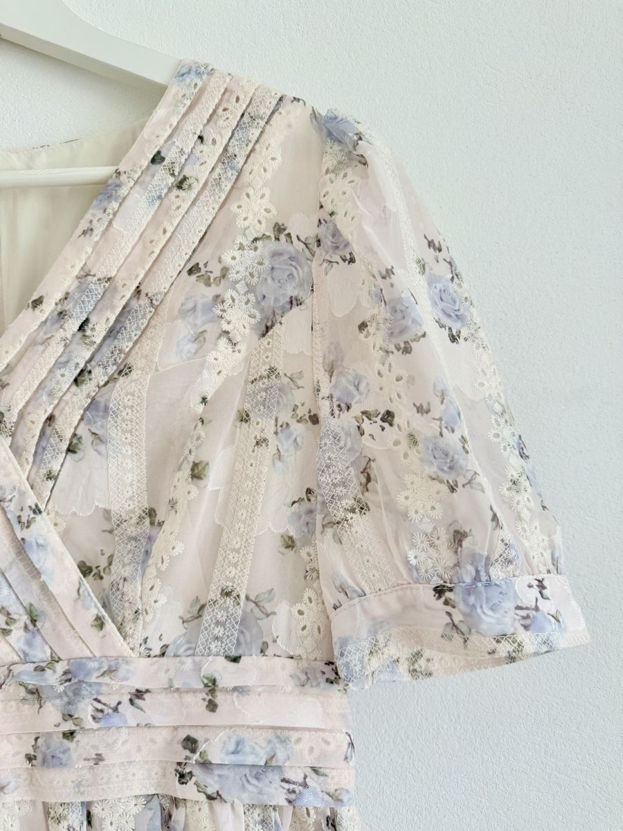 Vestiti: Vintage Maxikleid mit Blumenmuster XS-S – Usato da Winterthur venduto da Query01 2