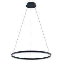 Arcchio Albiona LED-Hängeleuchte schwarz Ø 60 cm