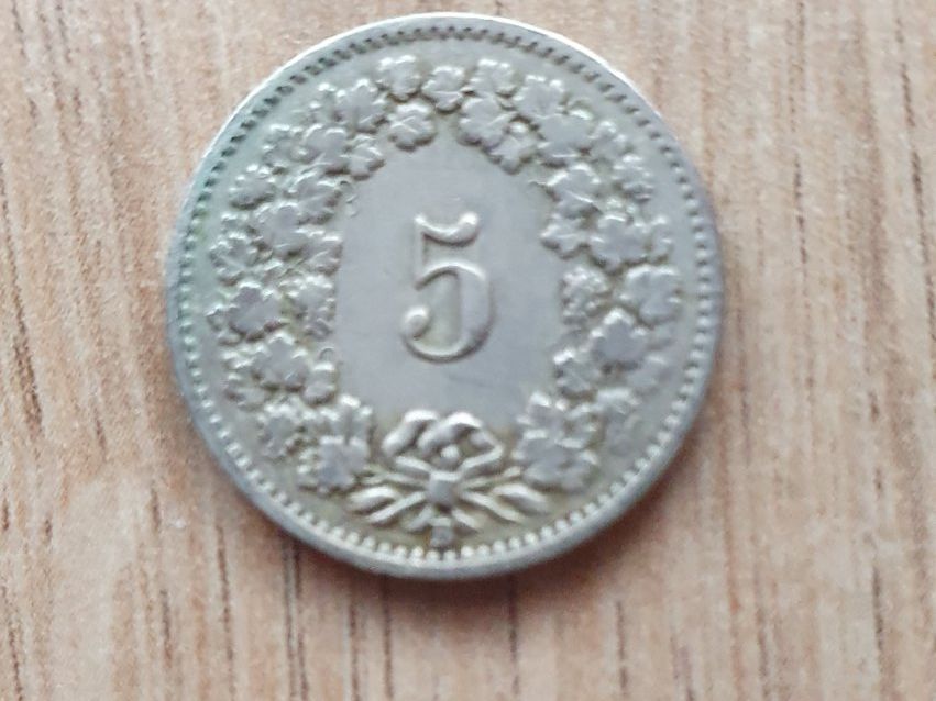 Tutti le monete: 5 Rappen Münze 1900 – Usato da Wallenwil venduto da Rainbow45 1